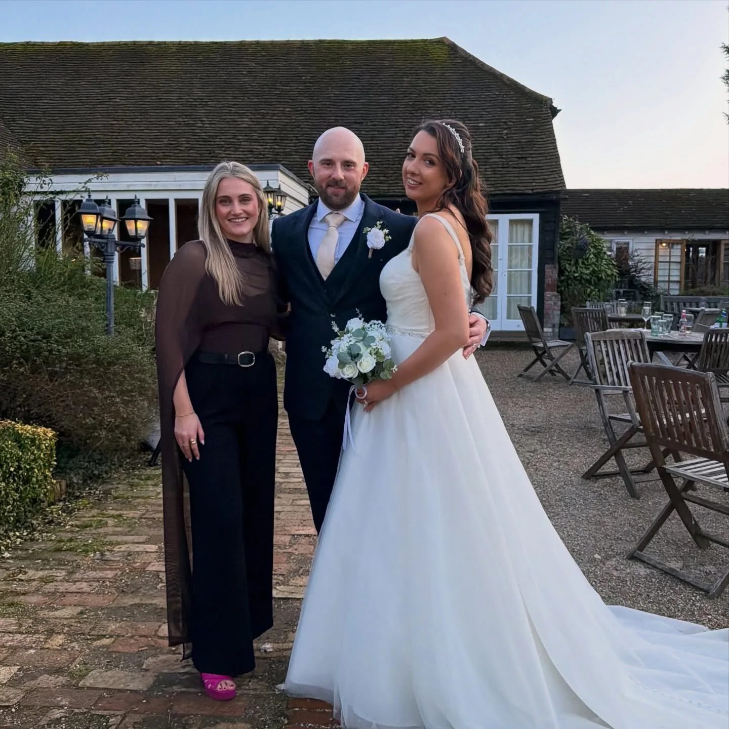 Kayleigh &amp; Dan 25.02.26

A beautiful sunny day @thereidrooms 
(And even better because I got to work with my mum📸🩷 @parkwin_photography )

Kayleigh and Dan were actually at another wedding I performed at in January and decided to book after see