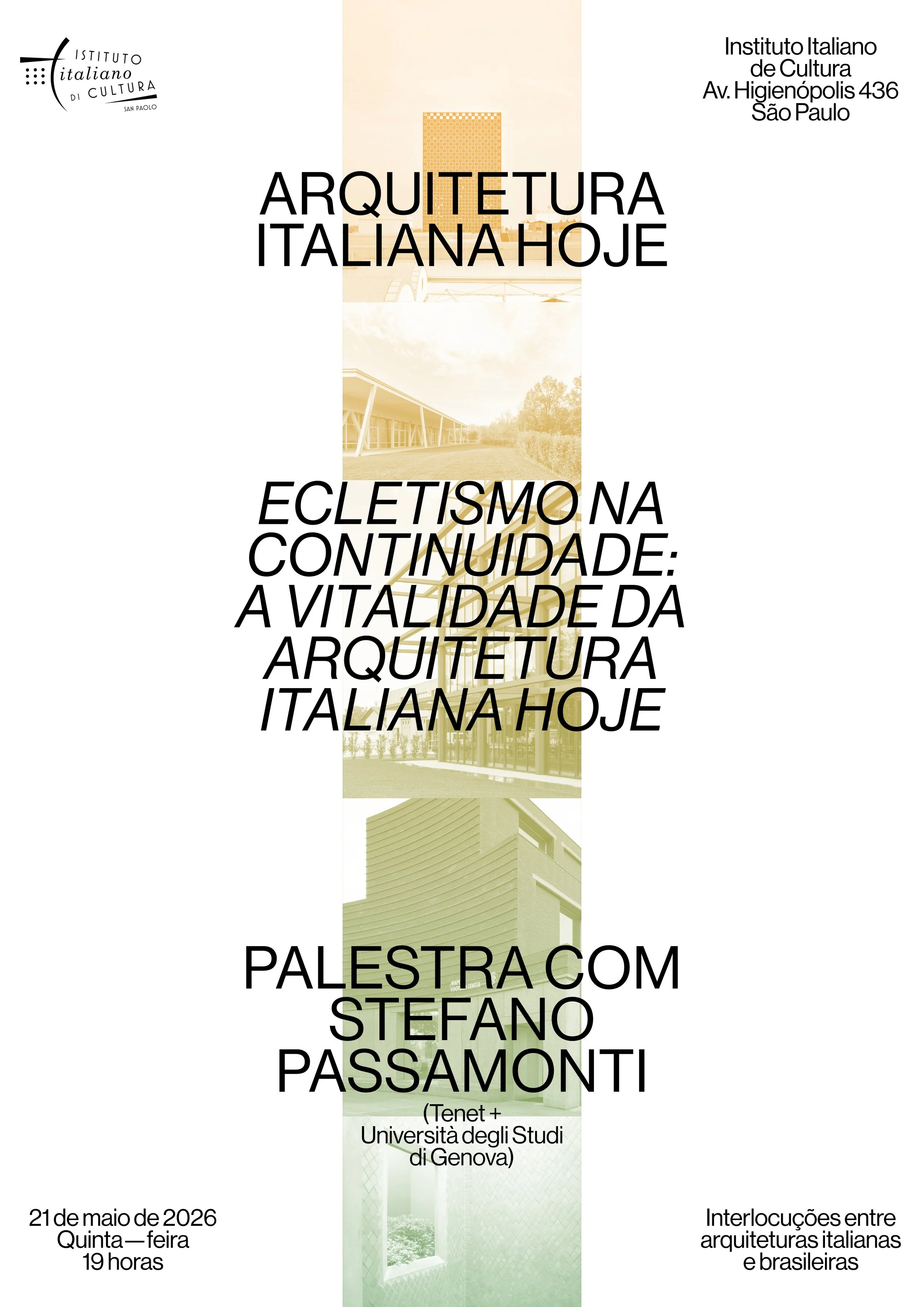 Arquitetura italiana hoje - 2026