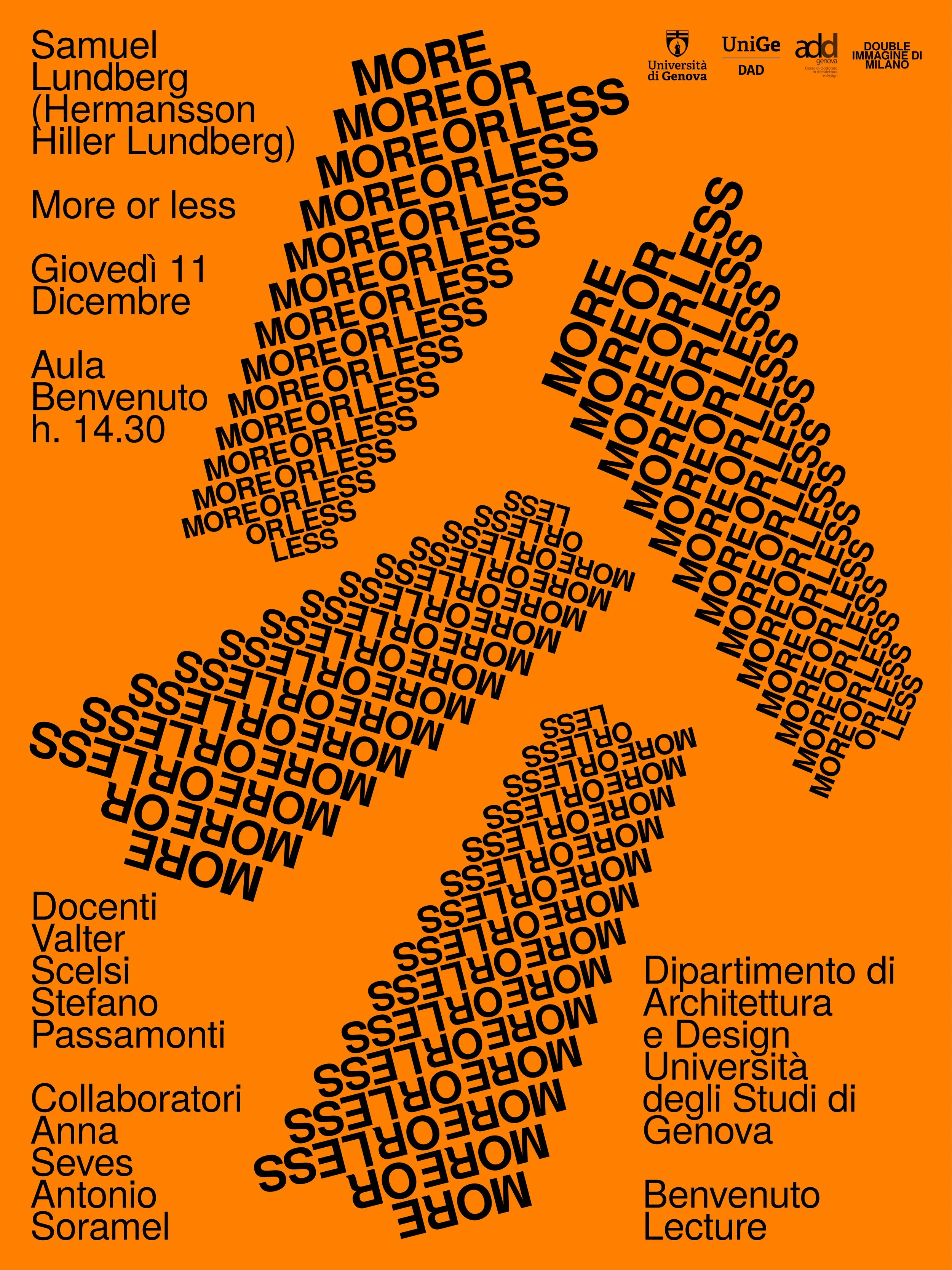 More or Less - UniGe 2025