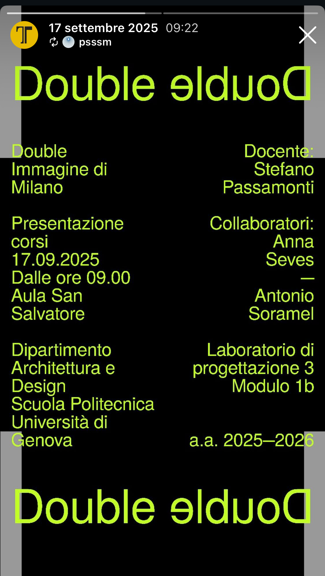 Double Double - UniGe 2025