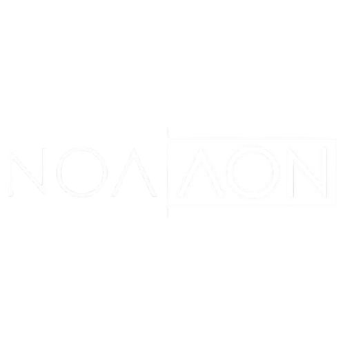 Black background with white text displaying a mirrored, reversed logo or word design that appears symmetrical.