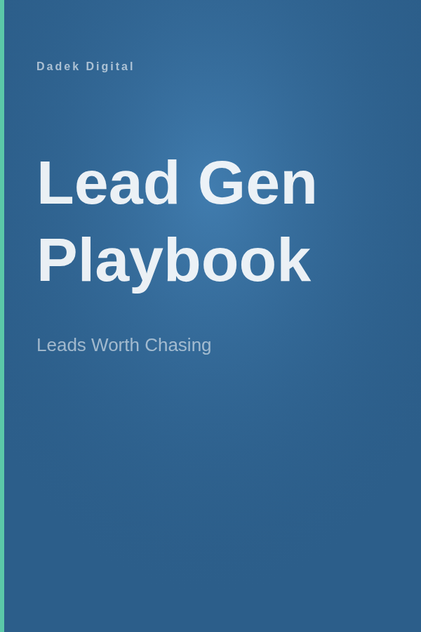 Lead Generation Playbook