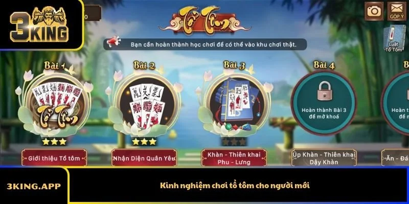 Kinh nghiệm chơi tổ tôm cho người mới