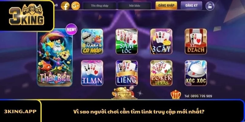 Vì sao người chơi cần tìm link truy cập mới nhất?