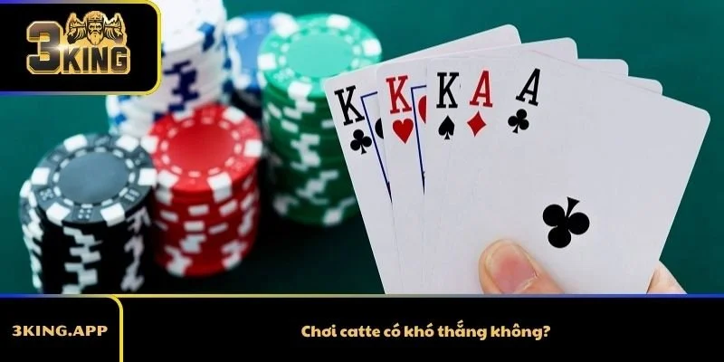 Chơi catte có khó thắng không?