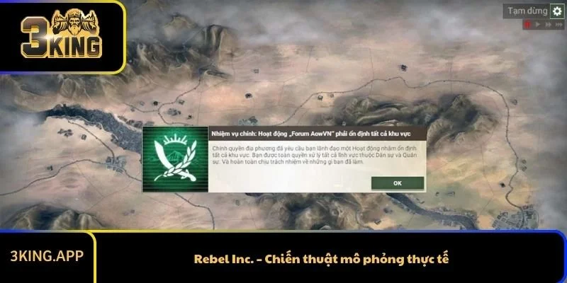 Rebel Inc. – Chiến thuật mô phỏng thực tế