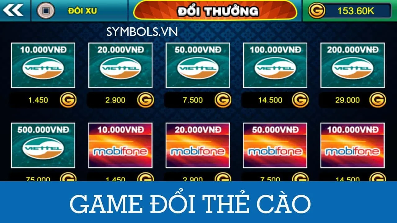 Đánh bài đổi card điện thoại - Top game bài hay nhất