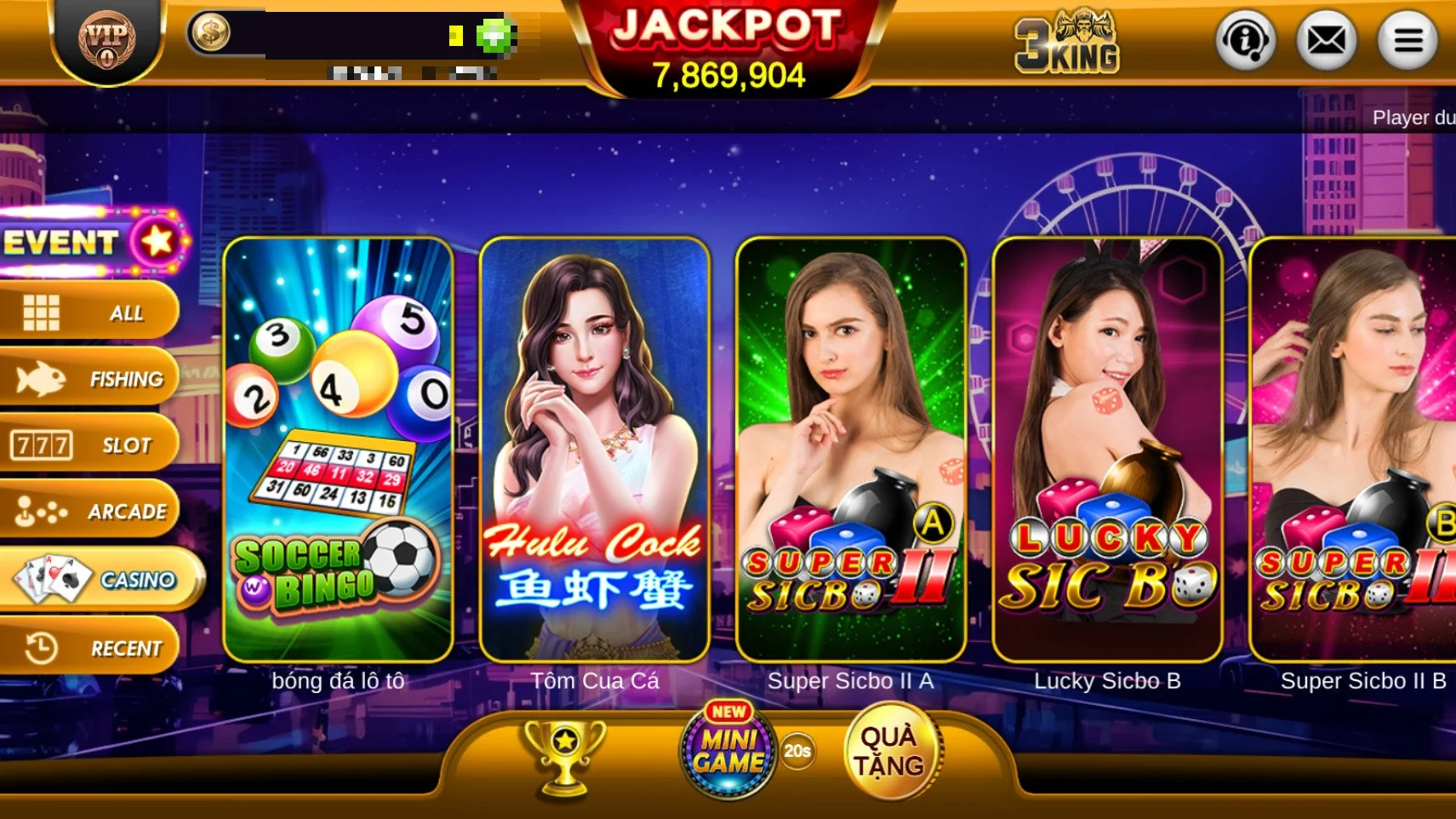 Casino trực tuyến 3king - Cổng game an toàn, chất lượng