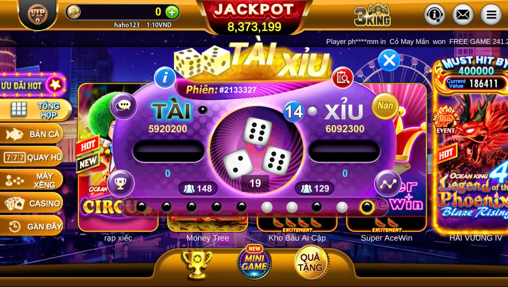 Tải Game Tài Xỉu Đổi Thưởng Xanh Chín Ngay Tại  3KING