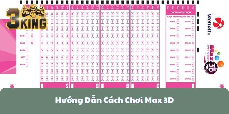 Cách Chơi Max 3D - Chơi Là Ăn Thưởng Khủng