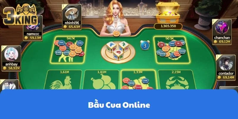 Bầu Cua Online 3KING - Chơi Game Bầu Cua Rinh Thưởng Lớn