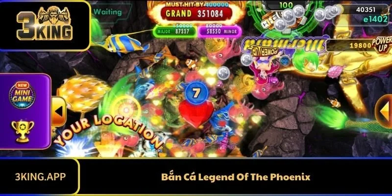 Bắn Cá Legend Of The Phoenix - Game Đỉnh Cao Của 3KING