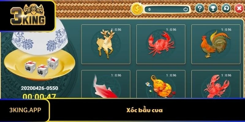 Xóc Bầu Cua 3KING - Uy Tín, An Toàn, Đẳng Cấp