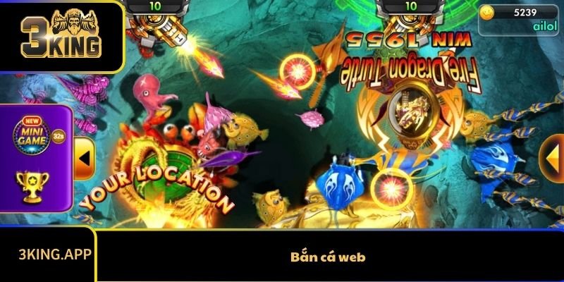 Bắn Cá Web Tại 3KING - Sân Chơi An Toàn Và Uy Tín Nhất