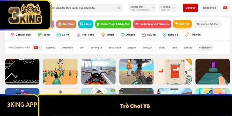 Trò Chơi Y8 - Sân Chơi Cũ Nhưng Vàng Cho Thế Hệ 9X