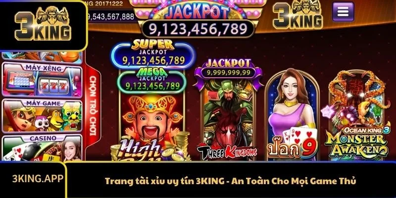 Trang tài xỉu uy tín 3KING - An Toàn Cho Mọi Game Thủ