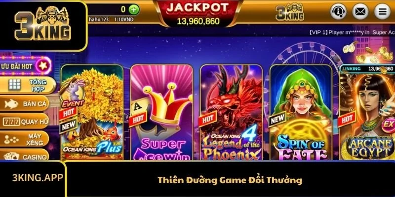 Thiên Đường Trò Chơi Game Đổi Thưởng 3KING - Đỉnh Cao Của Châu Á