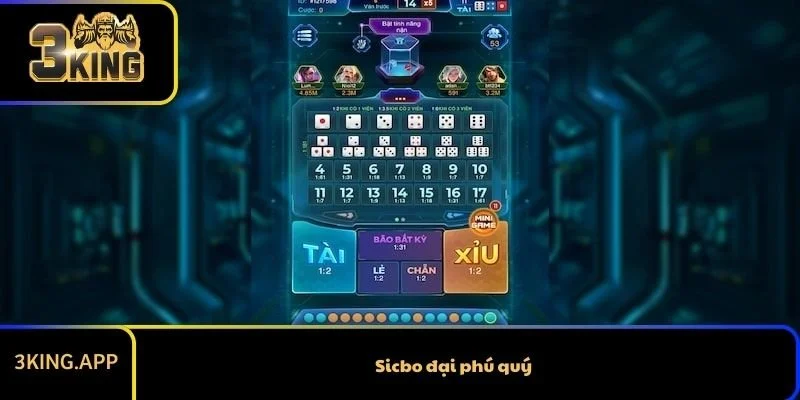 Sicbo Đại Phú Quý – Trò Chơi May Mắn Hấp Dẫn Bậc Nhất