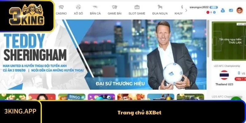 Trang chủ 8XBet – Cổng truy cập chính thức của nhà cái uy tín hàng đầu
