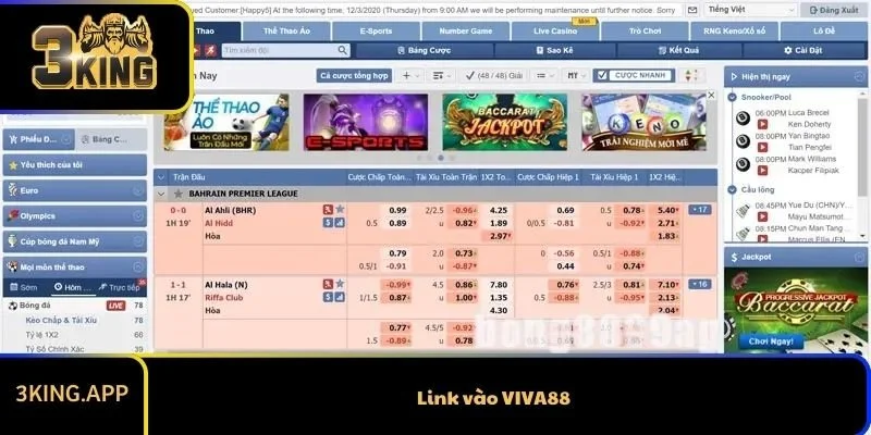 Link vào VIVA88 – Hướng dẫn truy cập nhanh, an toàn và ổn định nhất