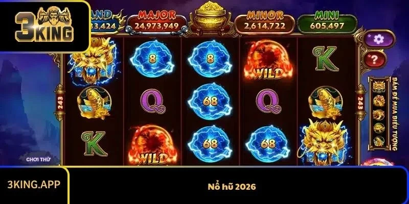 Nổ Hũ 2026 Tại 3KING - Bùng Nổ Jackpot Cực Khủng