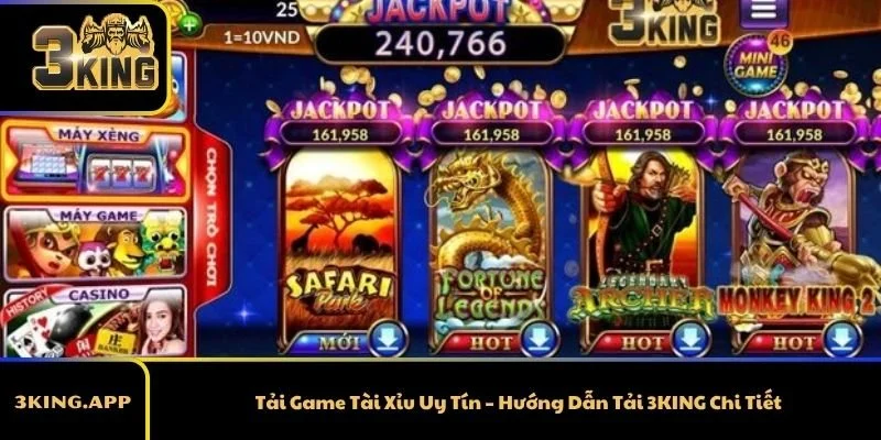 Tải Game Tài Xỉu Uy Tín – Hướng Dẫn Tải 3KING Chi Tiết
