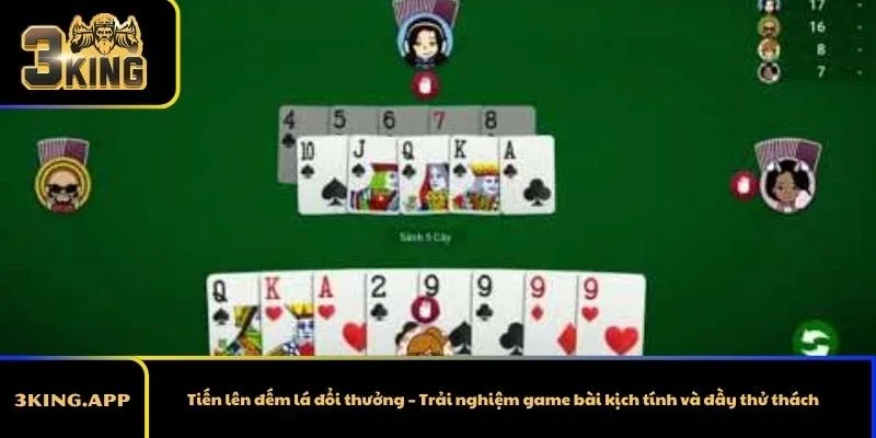 Tiến lên đếm lá đổi thưởng – Trải nghiệm game bài kịch tính và đầy thử thách