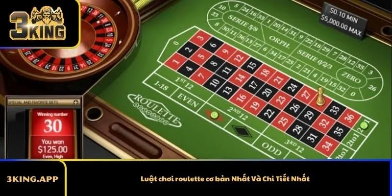 Luật chơi roulette cơ bản Nhất Và Chi Tiết Nhất