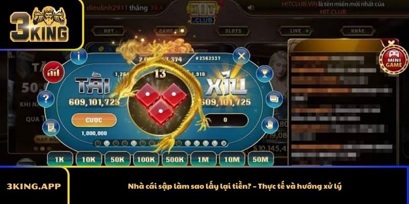 Nhà cái sập làm sao lấy lại tiền? – Thực tế và hướng xử lý