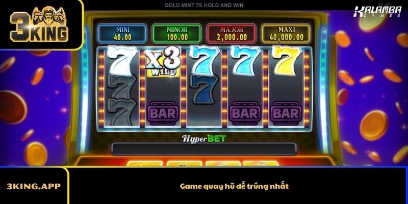 Game quay hũ dễ trúng nhất – Góc nhìn thực tế và lựa chọn tại 3KING