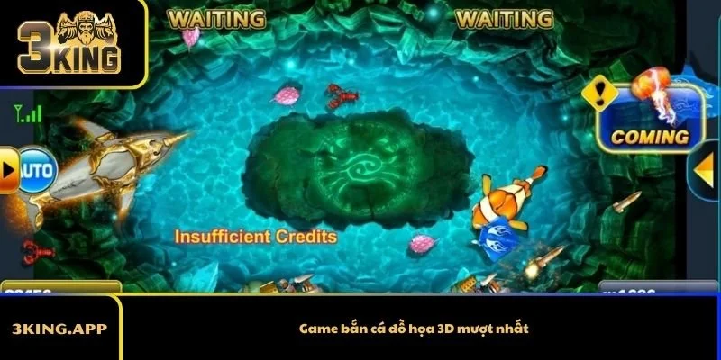 Game bắn cá đồ họa 3D mượt nhất – Trải nghiệm săn cá đã mắt tại 3KING 
