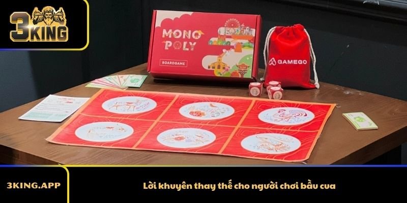 Lời khuyên thay thế cho người chơi bầu cua
