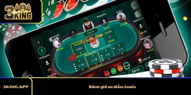 Đánh giá ưu điểm Zowin