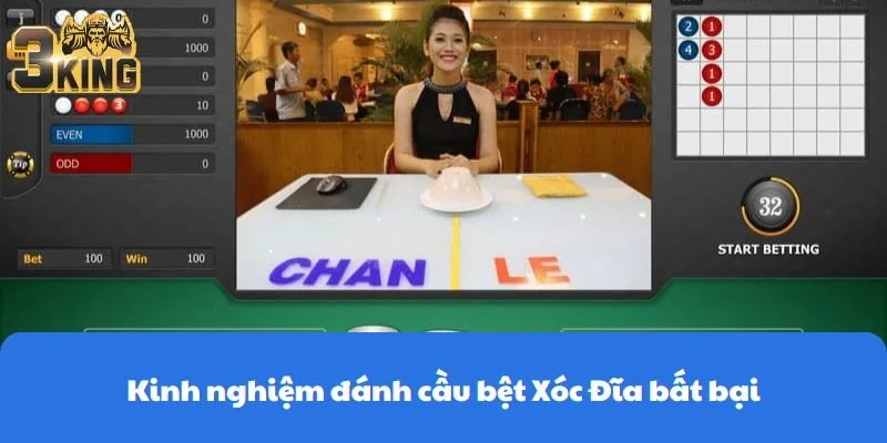Kinh nghiệm đánh cầu bệt Xóc Đĩa bất bại