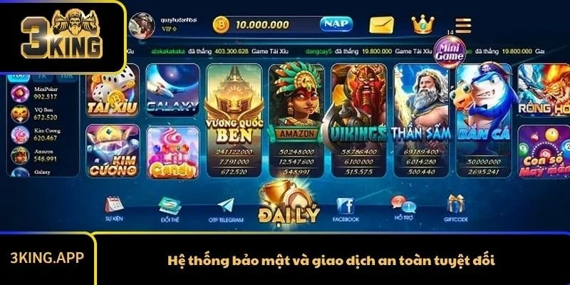 Hệ thống bảo mật và giao dịch an toàn tuyệt đối