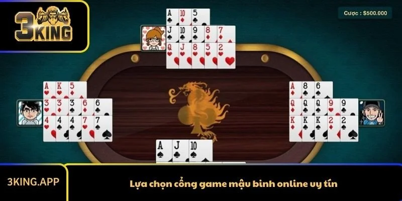 Lựa chọn cổng game mậu binh online uy tín