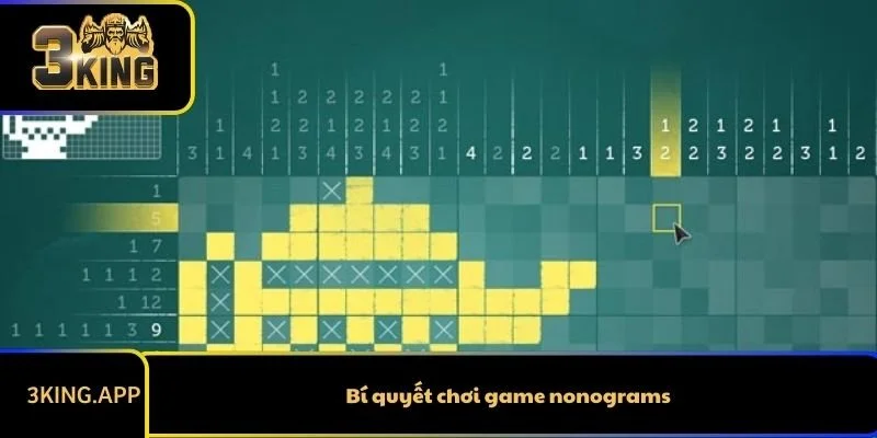Bí quyết chơi game nonograms