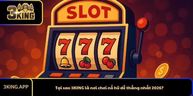 Tại sao 3KING là nơi chơi nổ hũ dễ thắng nhất 2026?