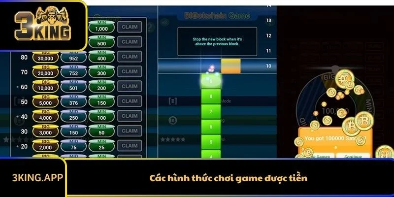 Các hình thức chơi game được tiền