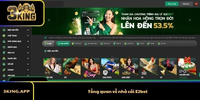 Tổng quan về nhà cái E2bet