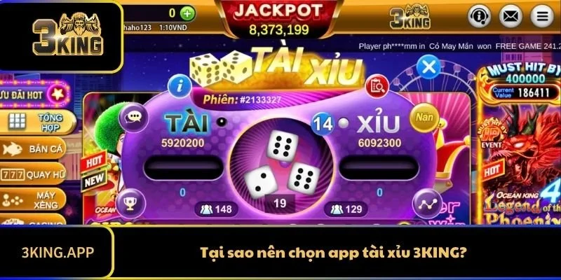 Tại sao nên chọn app tài xỉu 3KING?