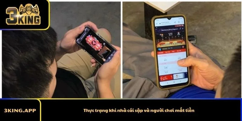 Thực trạng khi nhà cái sập và người chơi mất tiền