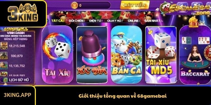 Giới thiệu tổng quan về 68gamebai