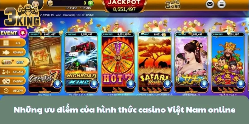 Chơi casino Việt Nam cực đỉnh tại cổng game 3KING