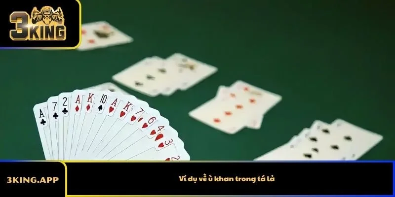 Ví dụ về ù khan trong tá lả