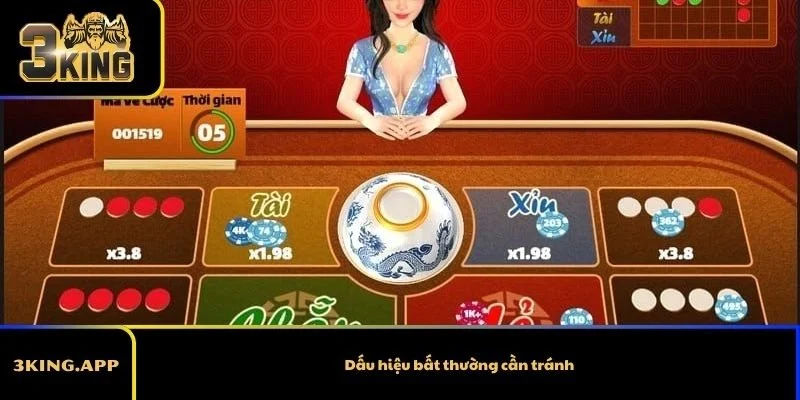 Dấu hiệu bất thường cần tránh