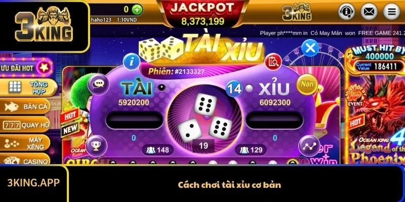 Cách chơi tài xỉu cơ bản