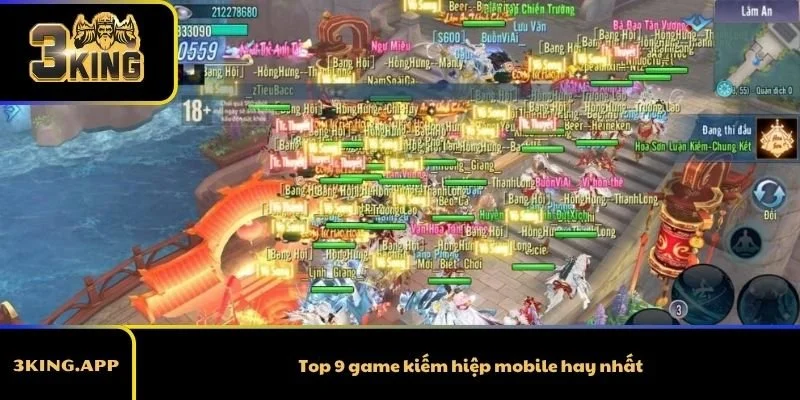 Top 9 game kiếm hiệp mobile hay nhất