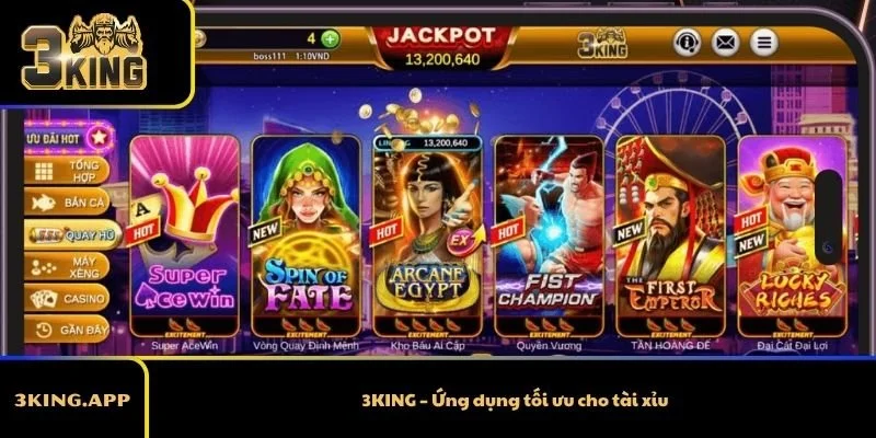 3KING – Ứng dụng tối ưu cho tài xỉu