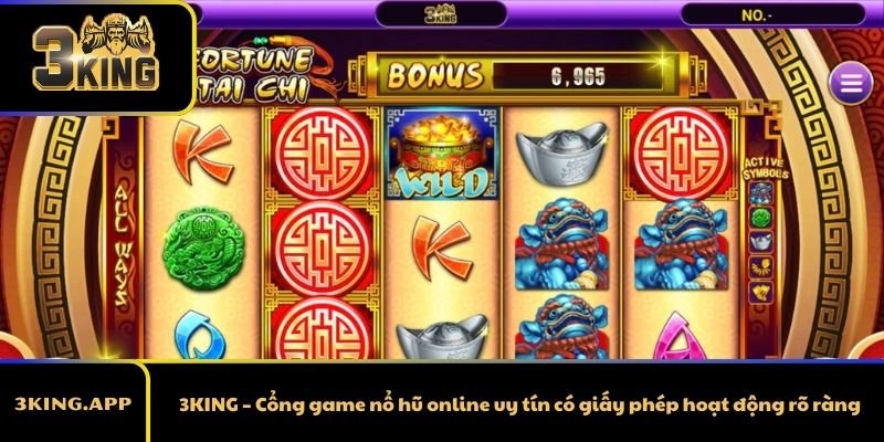 3KING – Cổng game nổ hũ online uy tín có giấy phép hoạt động rõ ràng